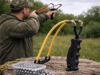 미끄럼 방지 손잡이 있는 슬링샷 (3027)